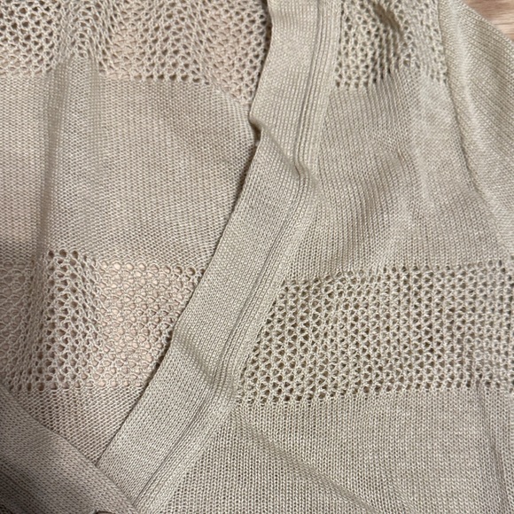 Beige Button-Up Cardigan - Picture 3 of 6